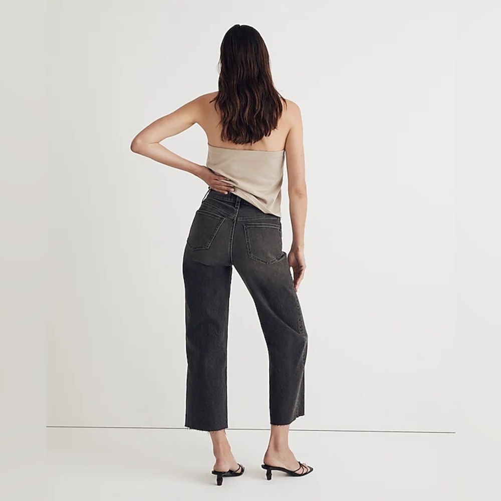 Madewell The Petite Perfect Vintage Wide-Leg Crop Jean Benley Wash - Picture 4 of 12